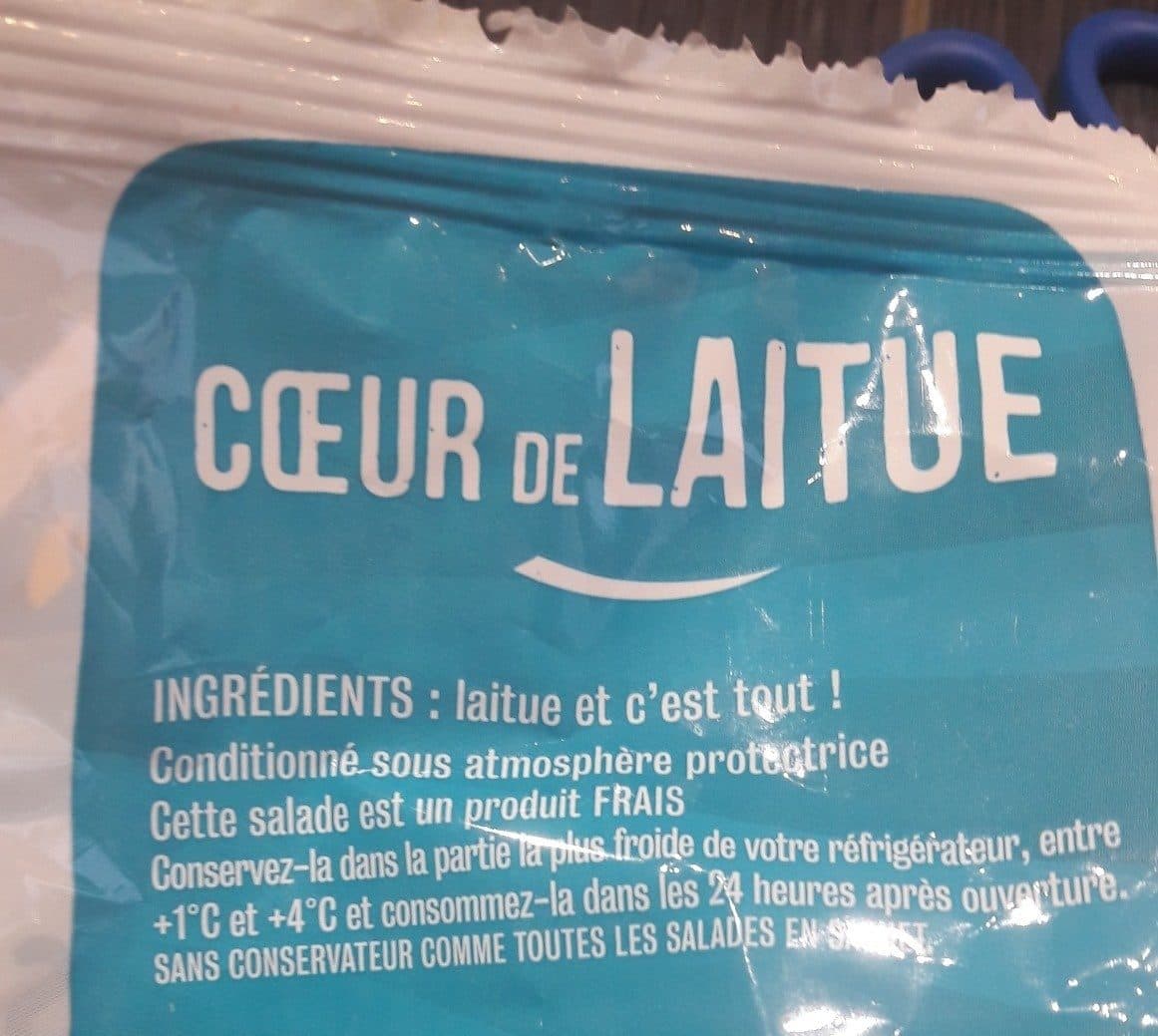Open Food Facts Coeur de laitue format maxi packshot