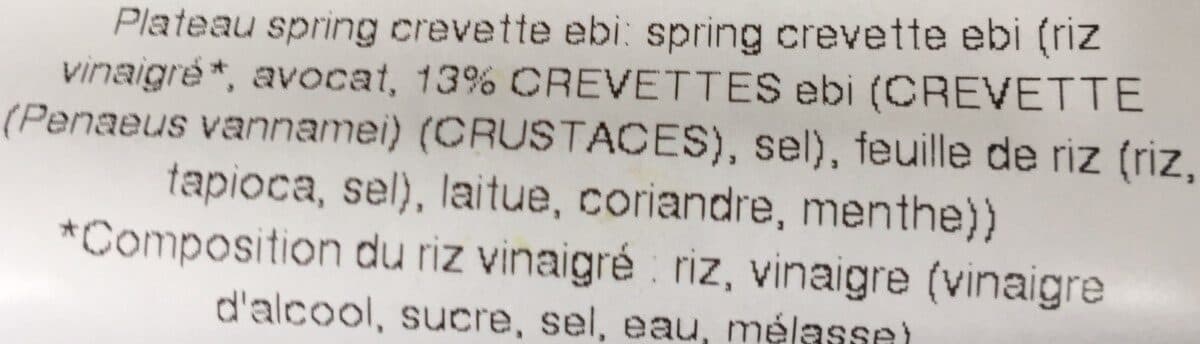 Open Food Facts Spring crevette packshot