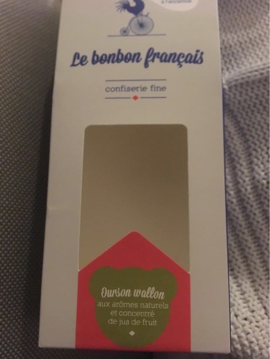 Open Food Facts Ourson Wallon Aux Arômes Naturels Et Concentré De Jus De Fruit packshot