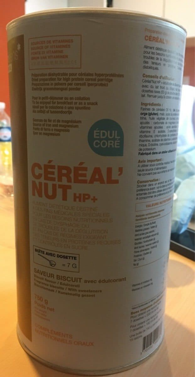 Open Food Facts Céréal nut hp+ packshot