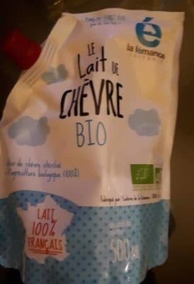 Laiterie de la Lémance Le Lait de Chèvre Bio packshot