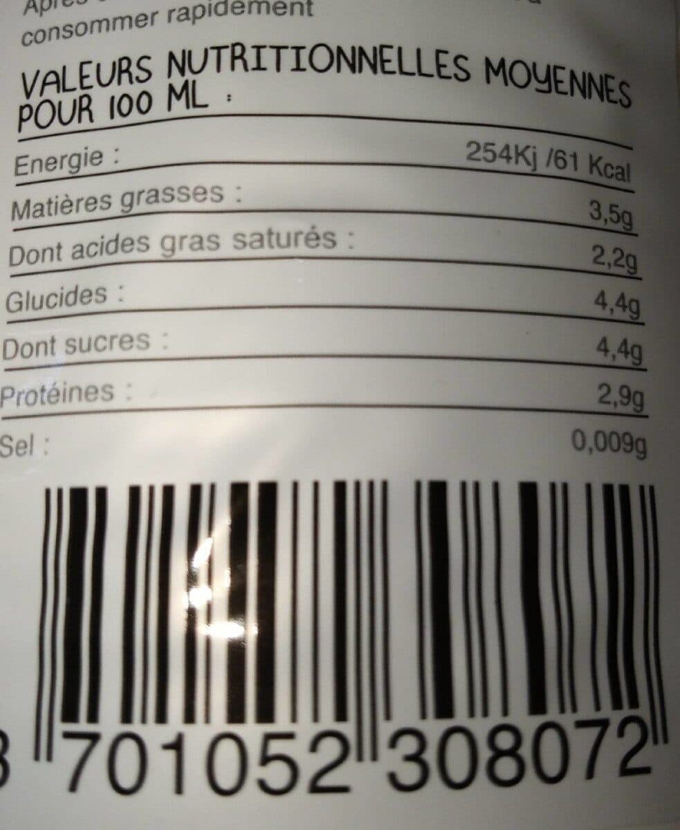 Trait Bio Lait de chèvres bio packshot