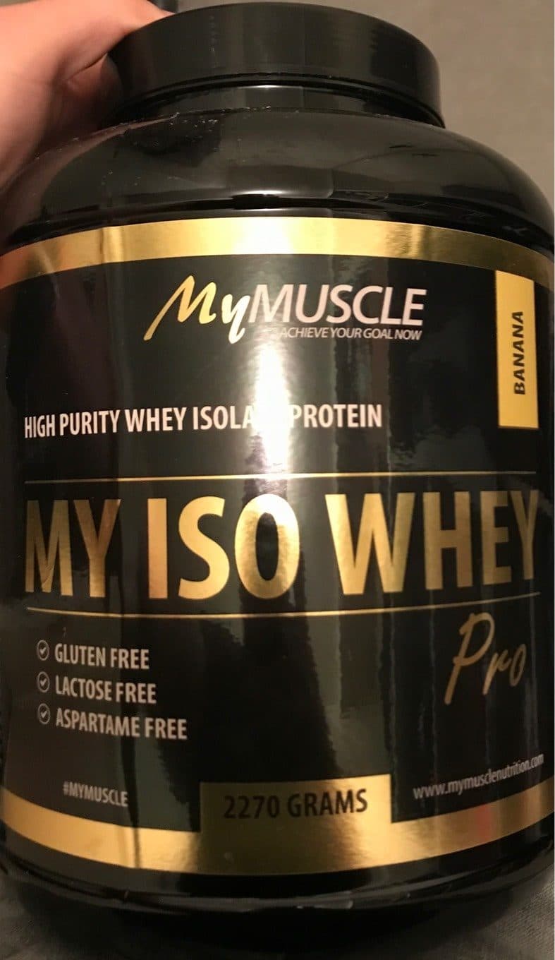 My Muscle My iso whey packshot