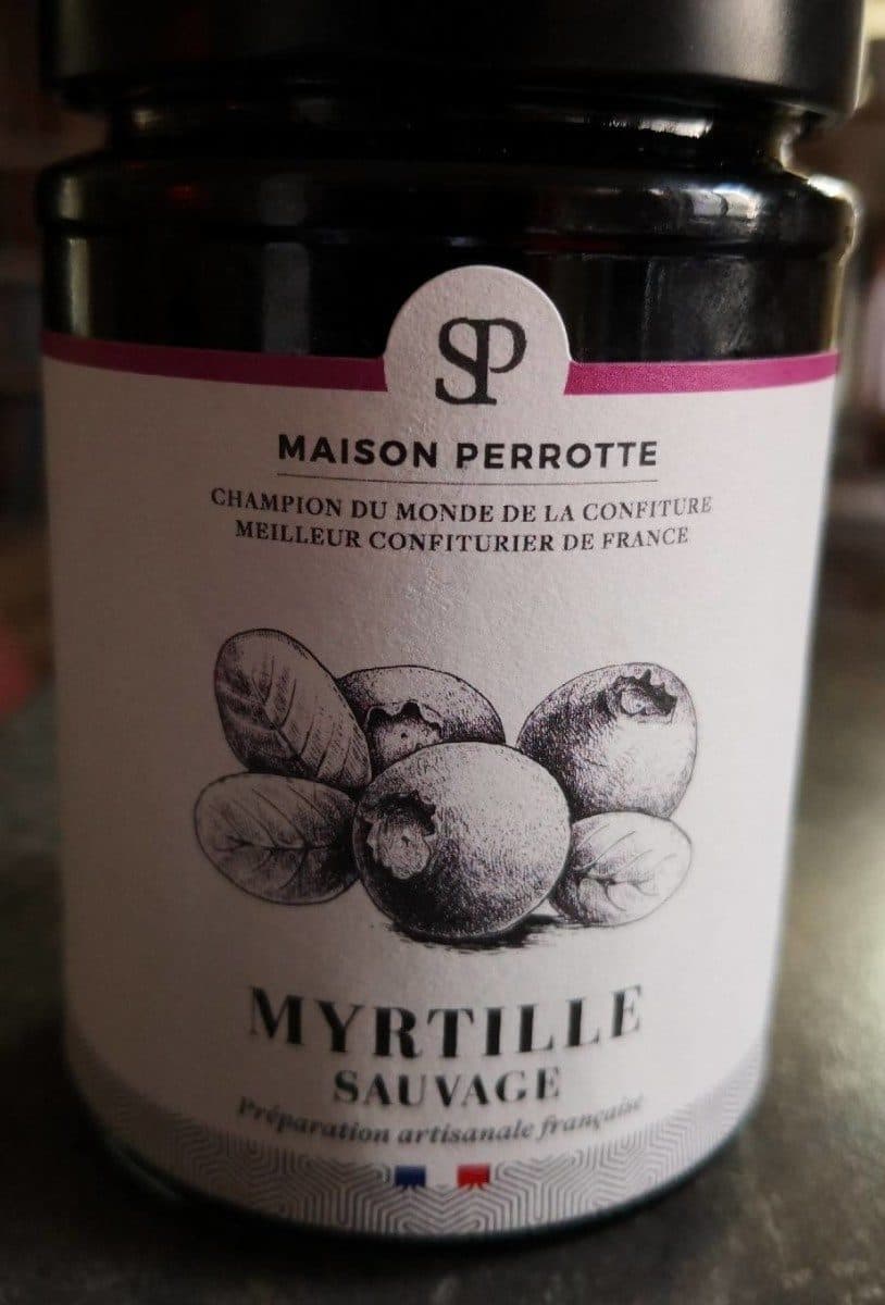 Maison Perrotte Confiture MYRTILLE sauvage packshot