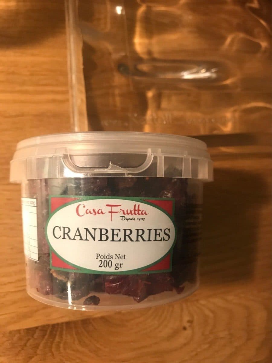 Open Food Facts Cranberries packshot