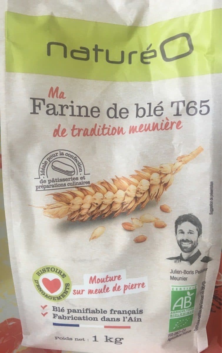 NaturéO Farine de blé T65 packshot