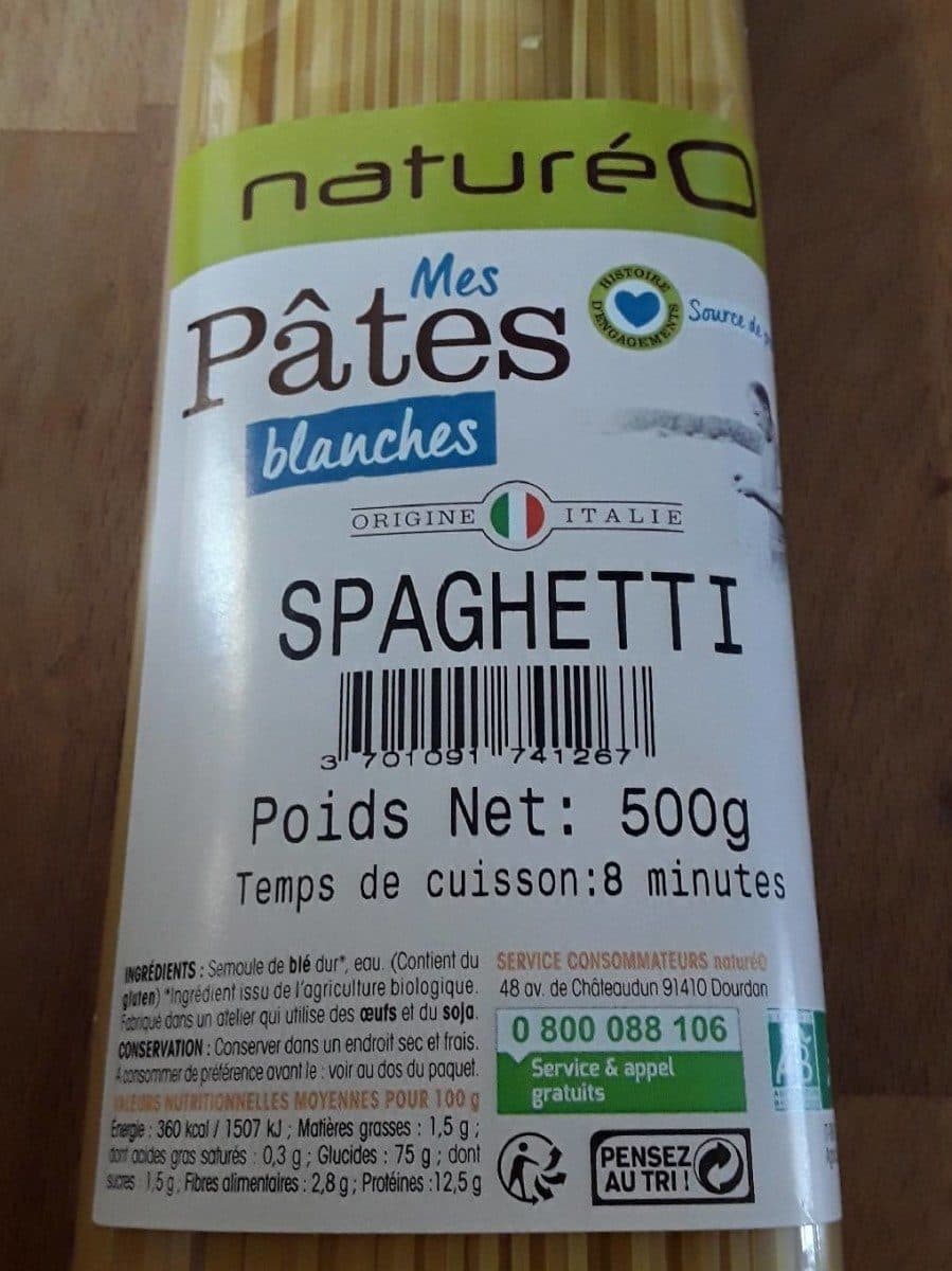 Naturéo Spaghetti packshot