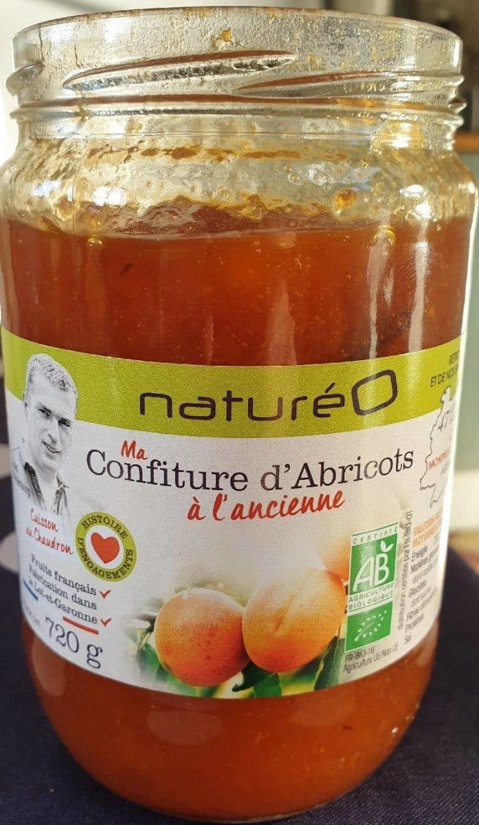 NATURÉ O Ma confiture d'abricots à l'ancienne packshot