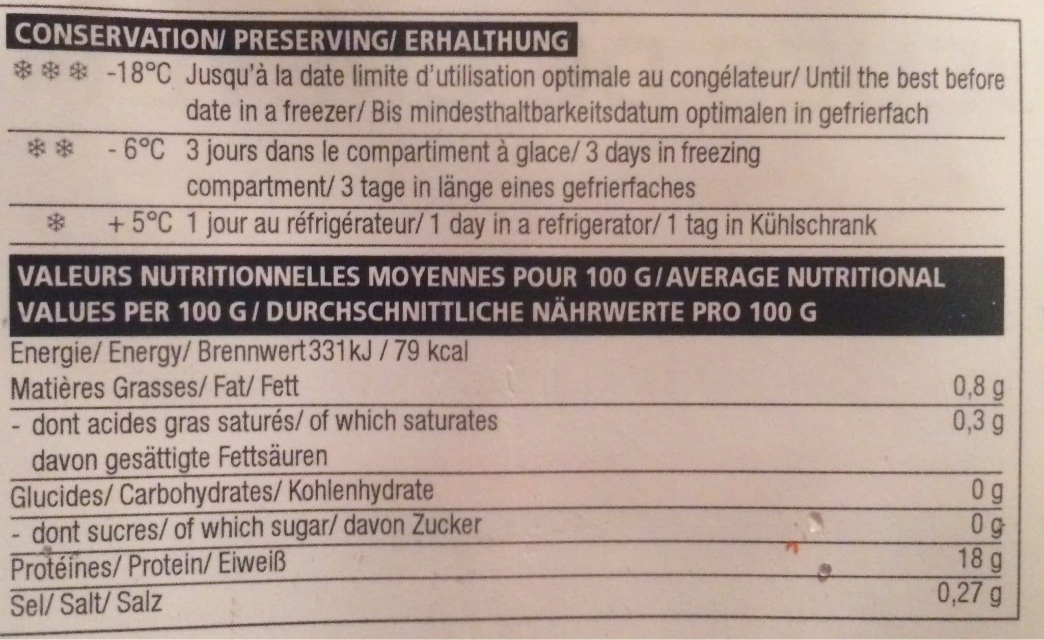 Sealinder Queues de crevettes cocktail cuites packshot