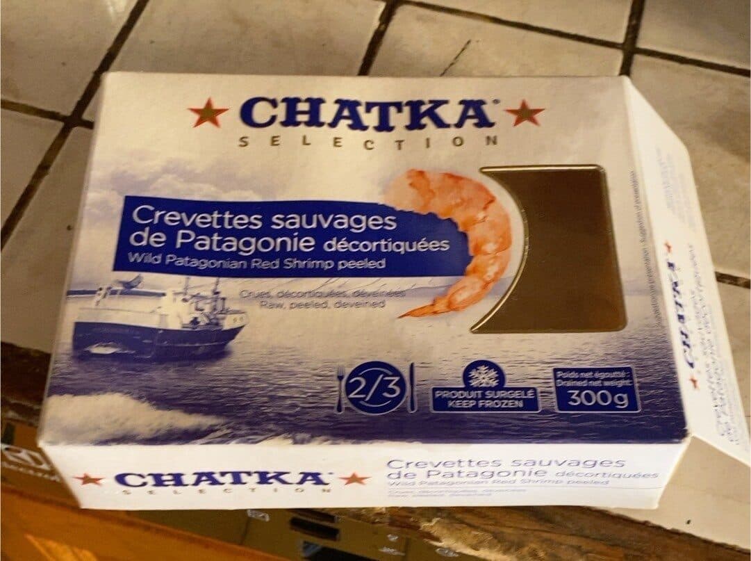 Chatka Crevettes sauvages de Pantagonie decortiquees packshot