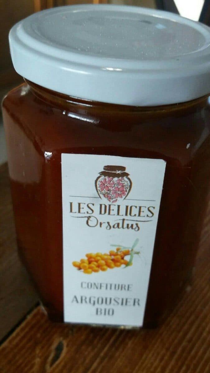 Les Délices Orsatus Confiture argousier bio packshot