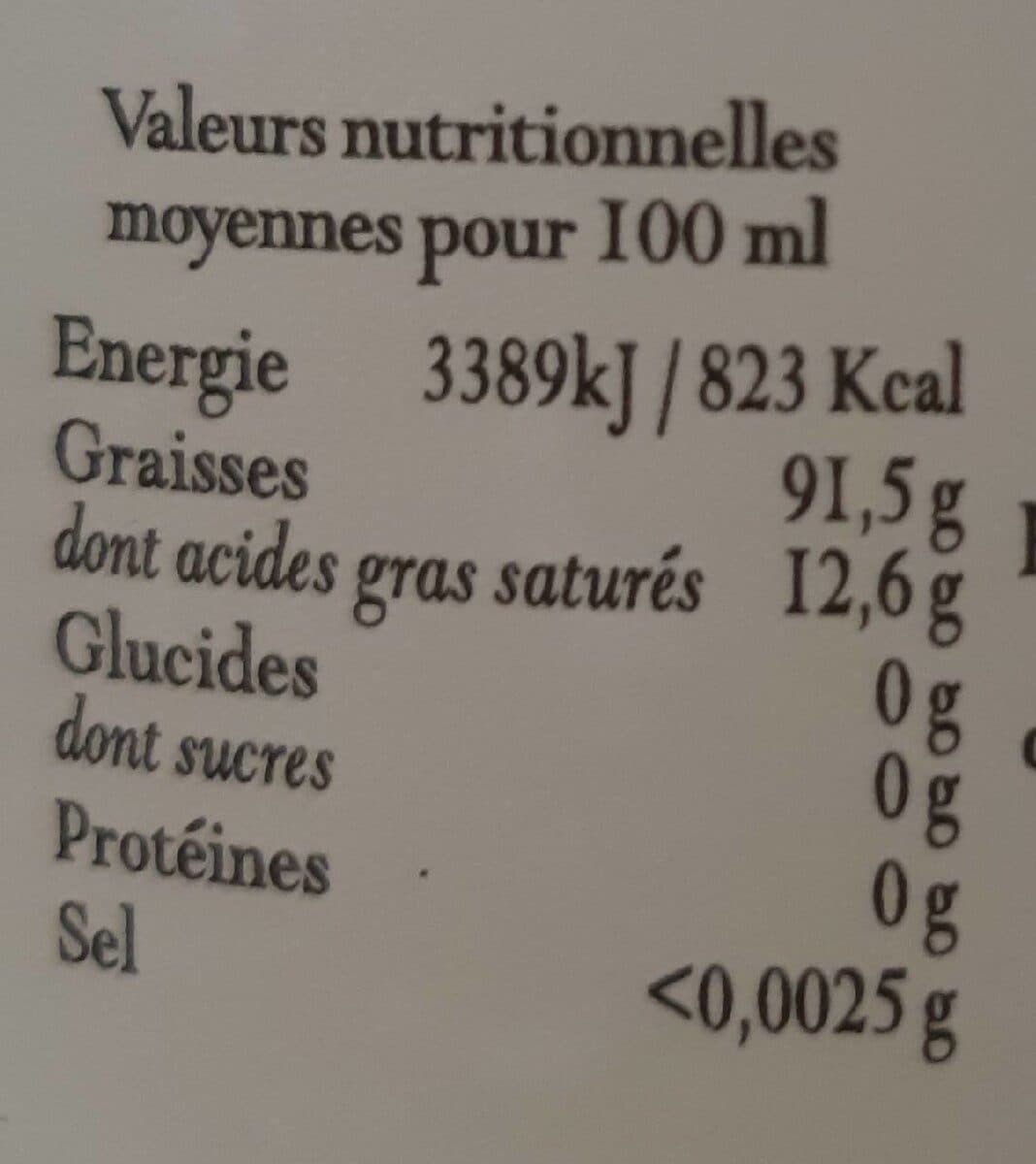Open Food Facts Huile d'olive vierge extra de corse packshot