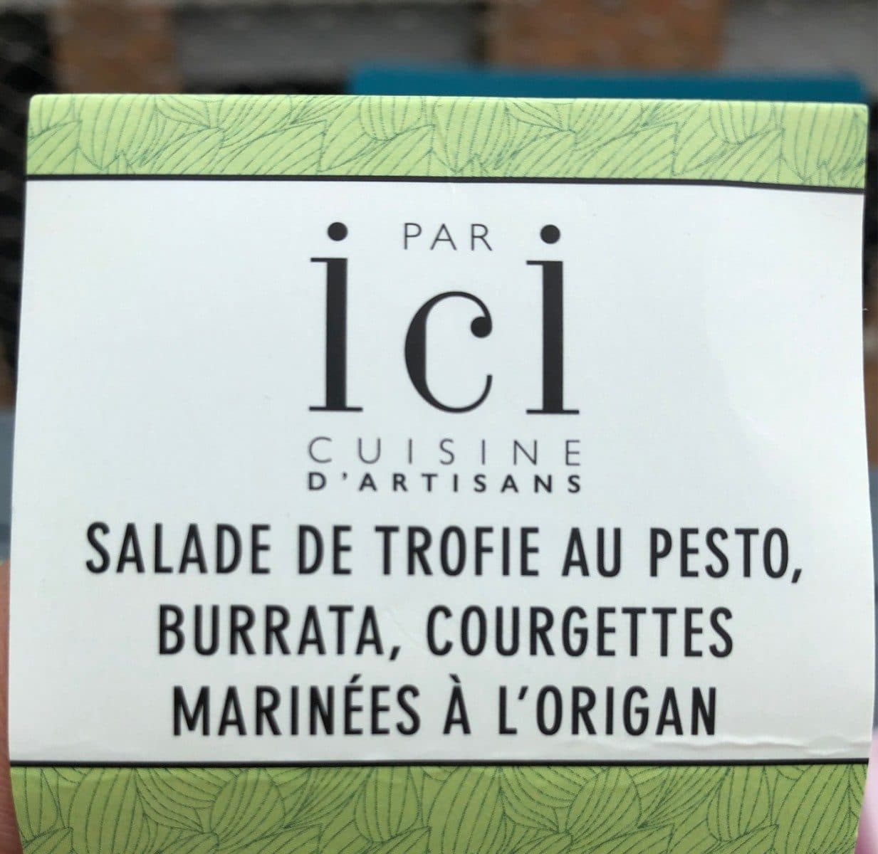 Open Food Facts Salade au pesto packshot