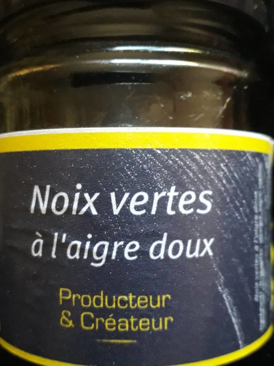 Open Food Facts Noix verte à l aigre doux packshot