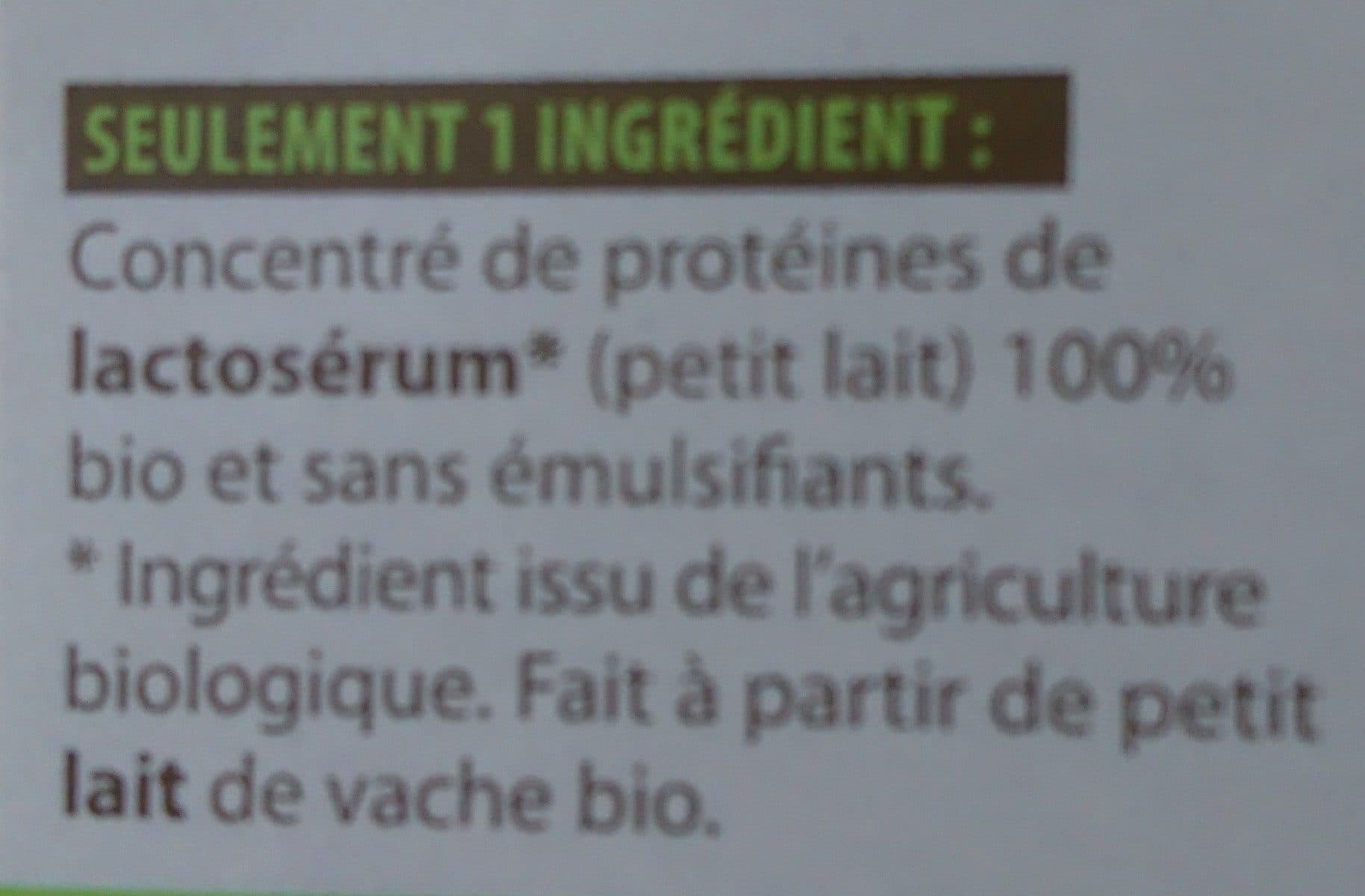Alter Nutrition Whey protéine bio saveur Nature packshot