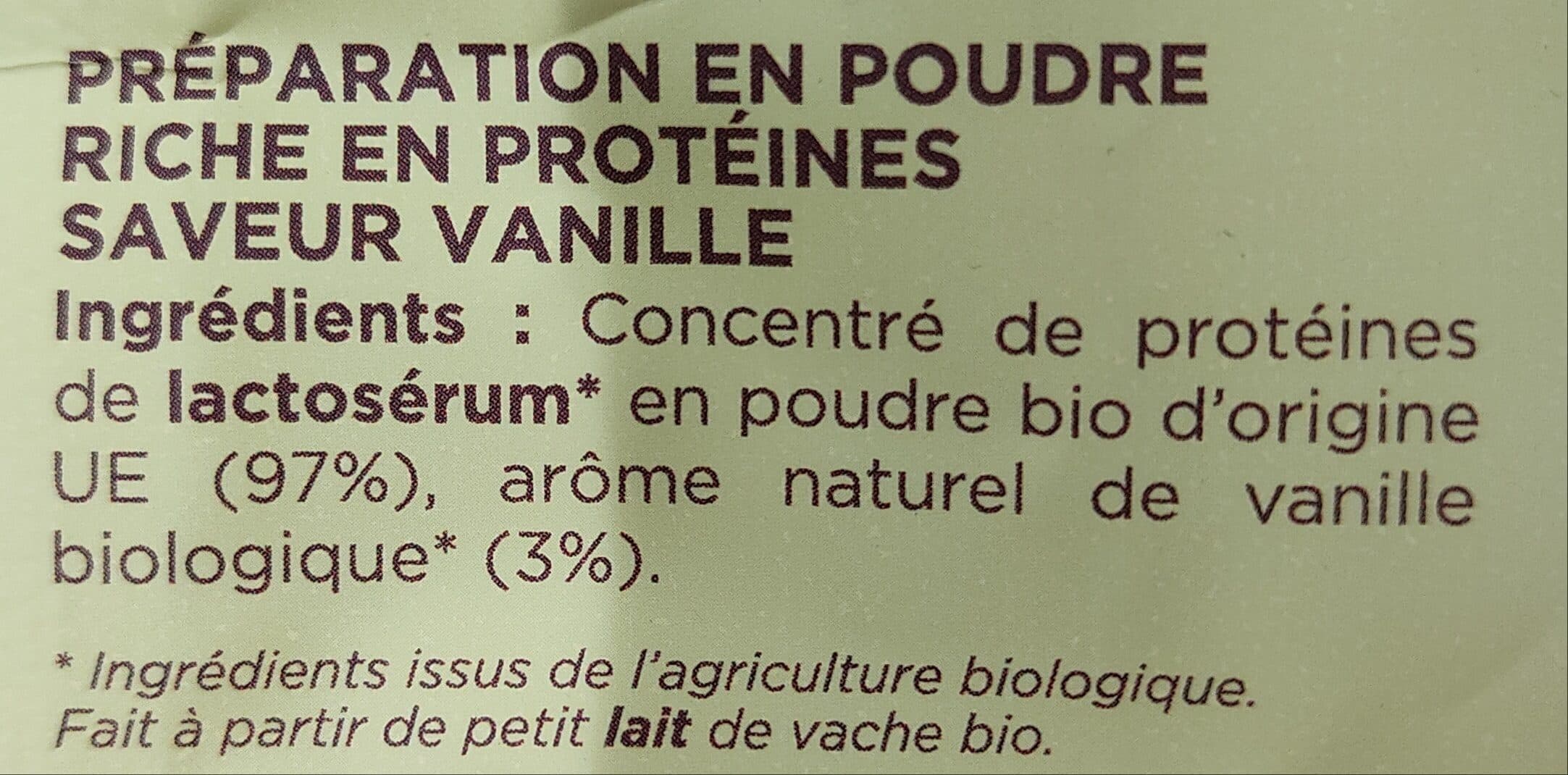 Alter Nutrition Whey proteine Bio, saveur vanille packshot