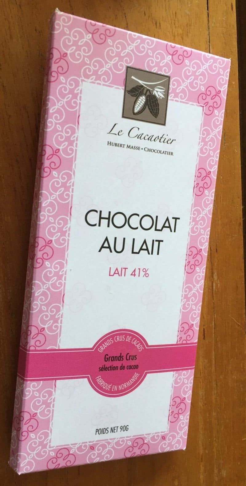 Hubert Masse Chocolat au Lait 41% packshot