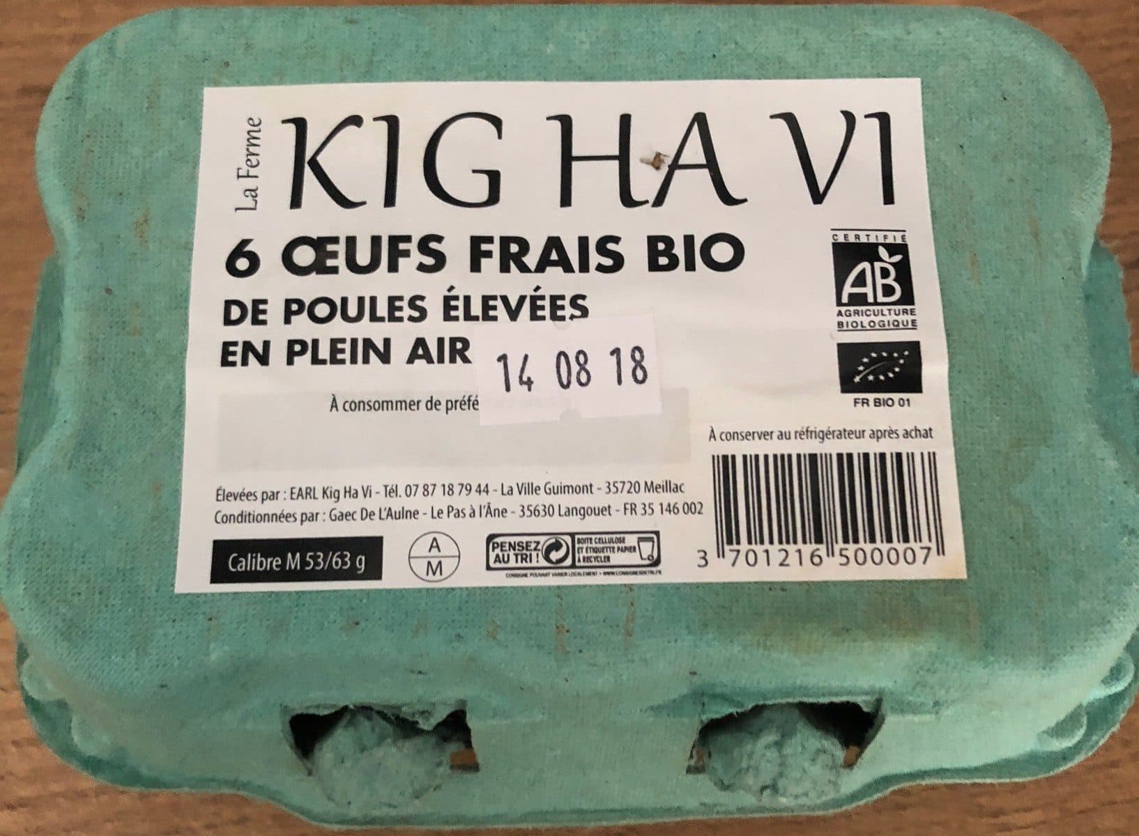 Open Food Facts Oeufs packshot