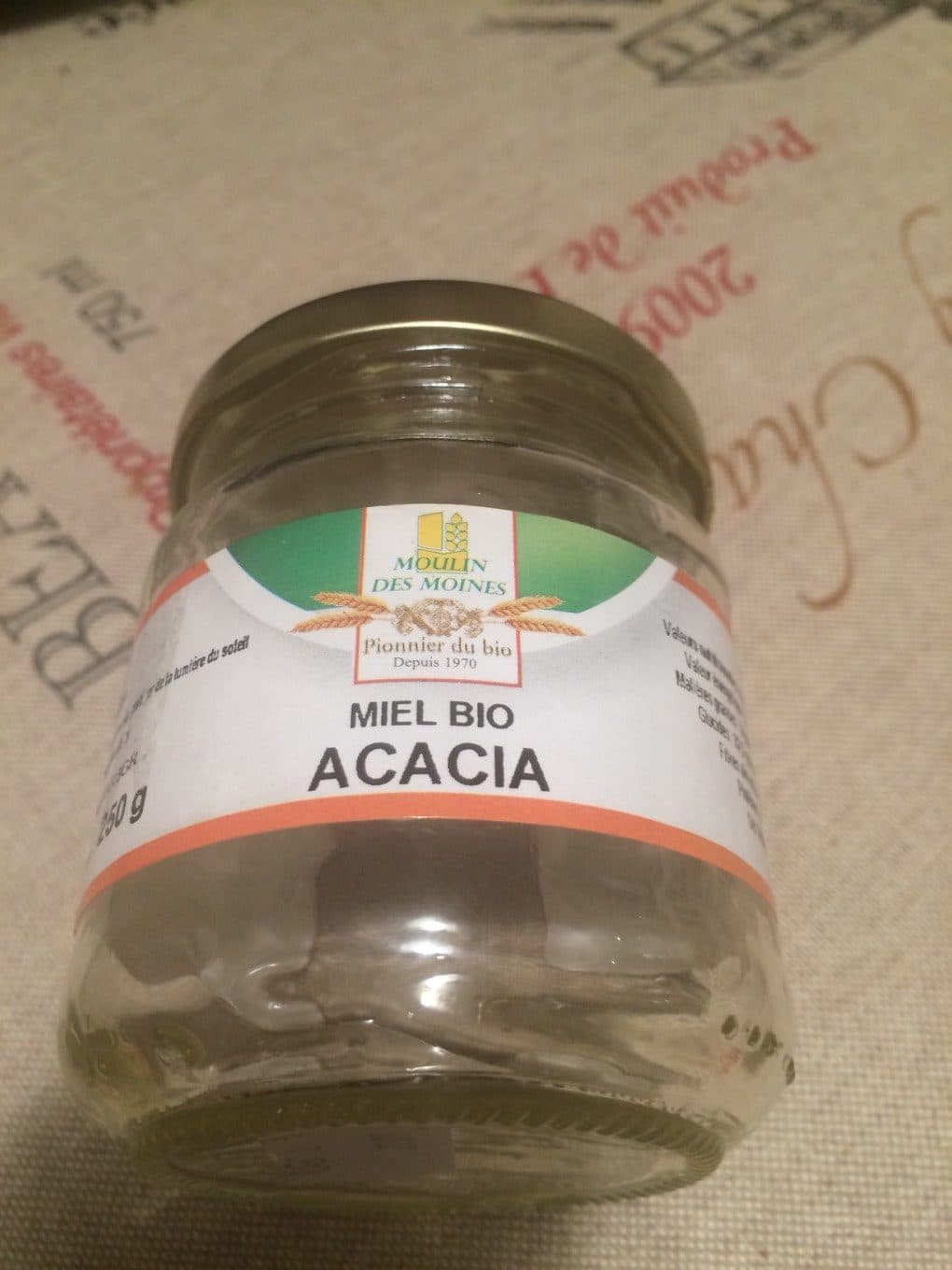 Moulin Des Moines Miel bio acacia packshot