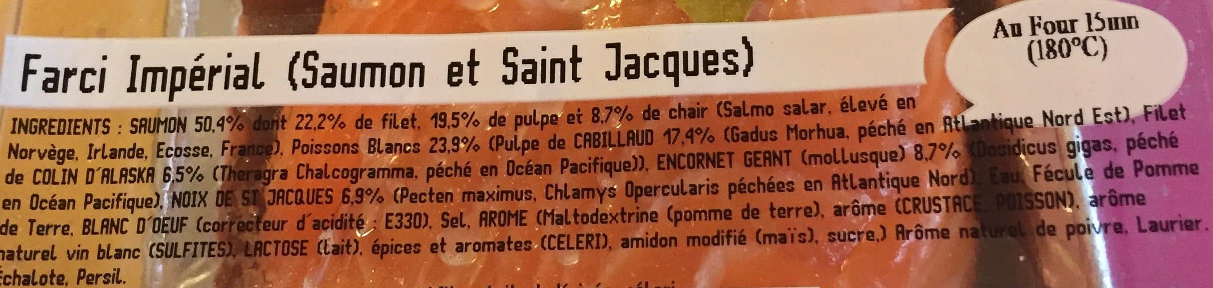 Le Marin Vendeen Farci imperial(saumon et saint jacques) packshot
