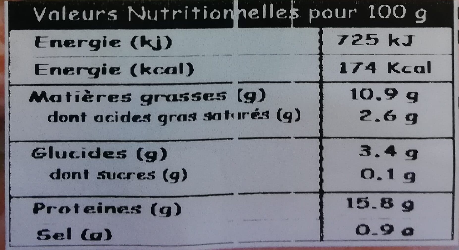Le Marin Vendéen Rosaces au saumon et beurre aillé packshot