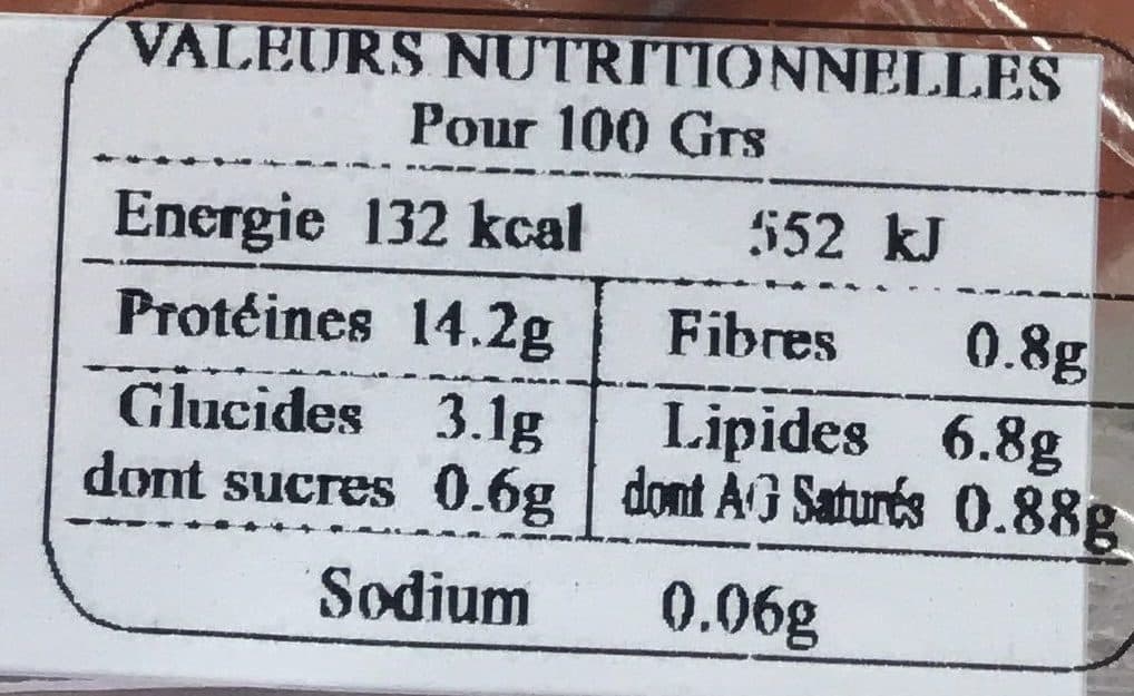 Marin Vendéen Merguez aux 3 poissons packshot