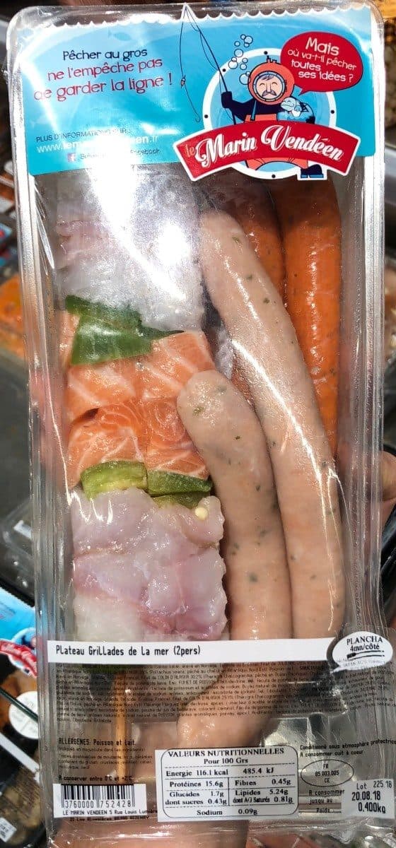 Open Food Facts Plateau grillades de la mer packshot