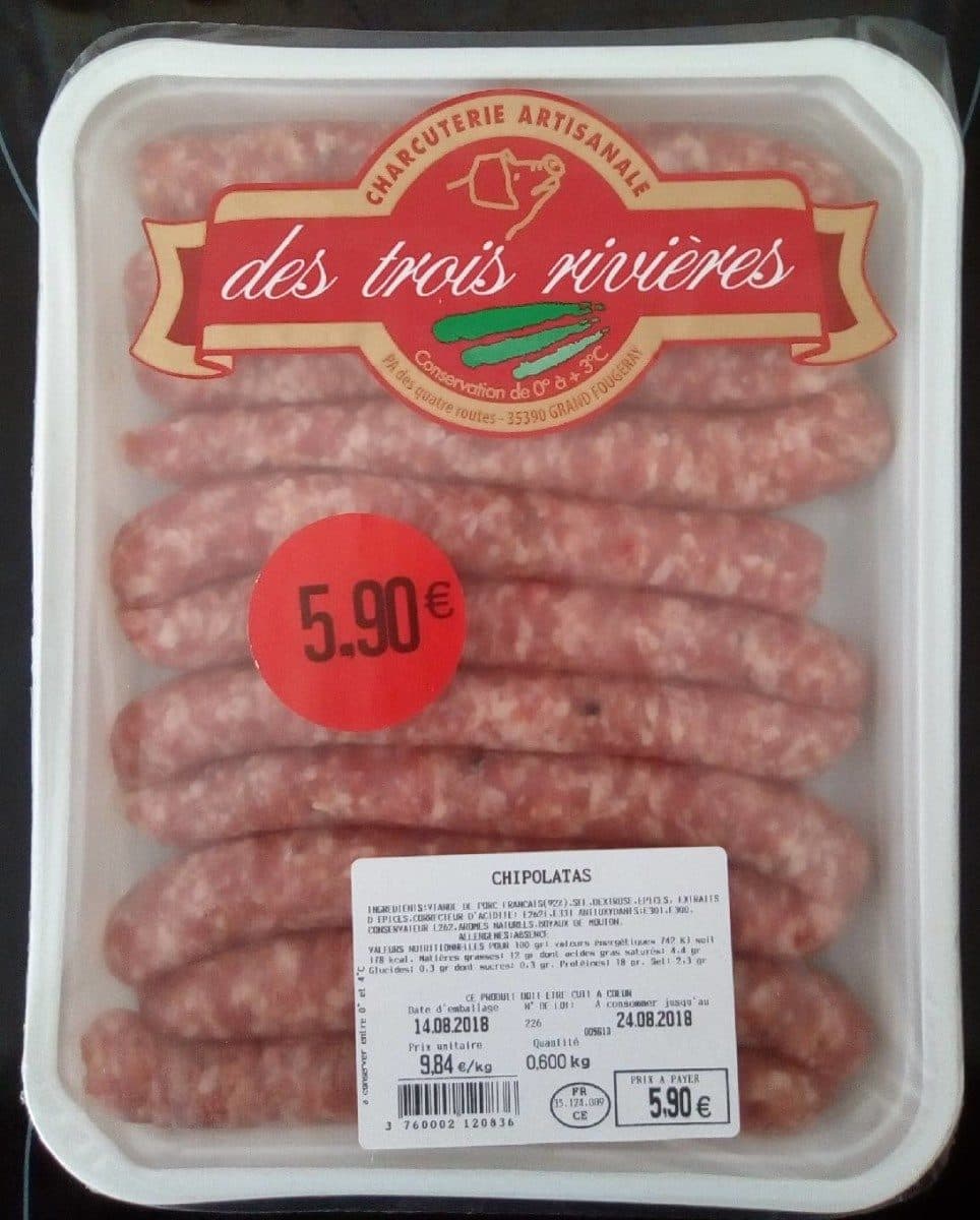Open Food Facts Chipolatas packshot