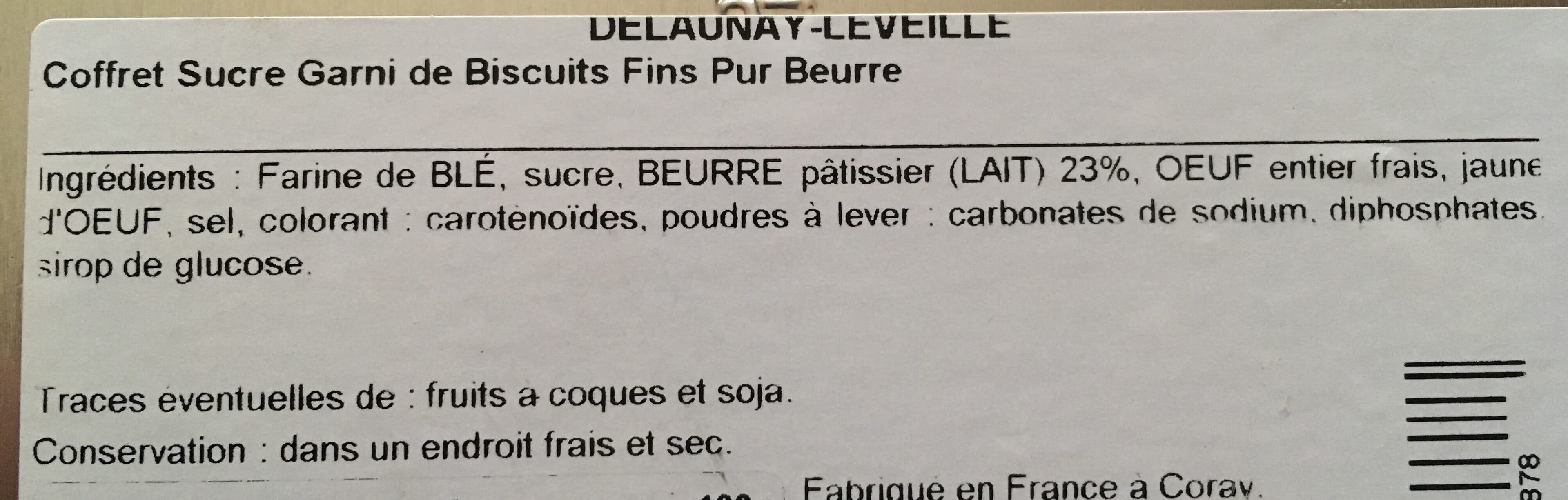 Delaunay Léveillé Biscuits Fins, l’original packshot