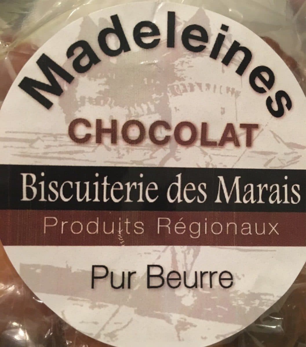 Biscuiterie des Marais Madeleines Chocolat Pur Beurre packshot