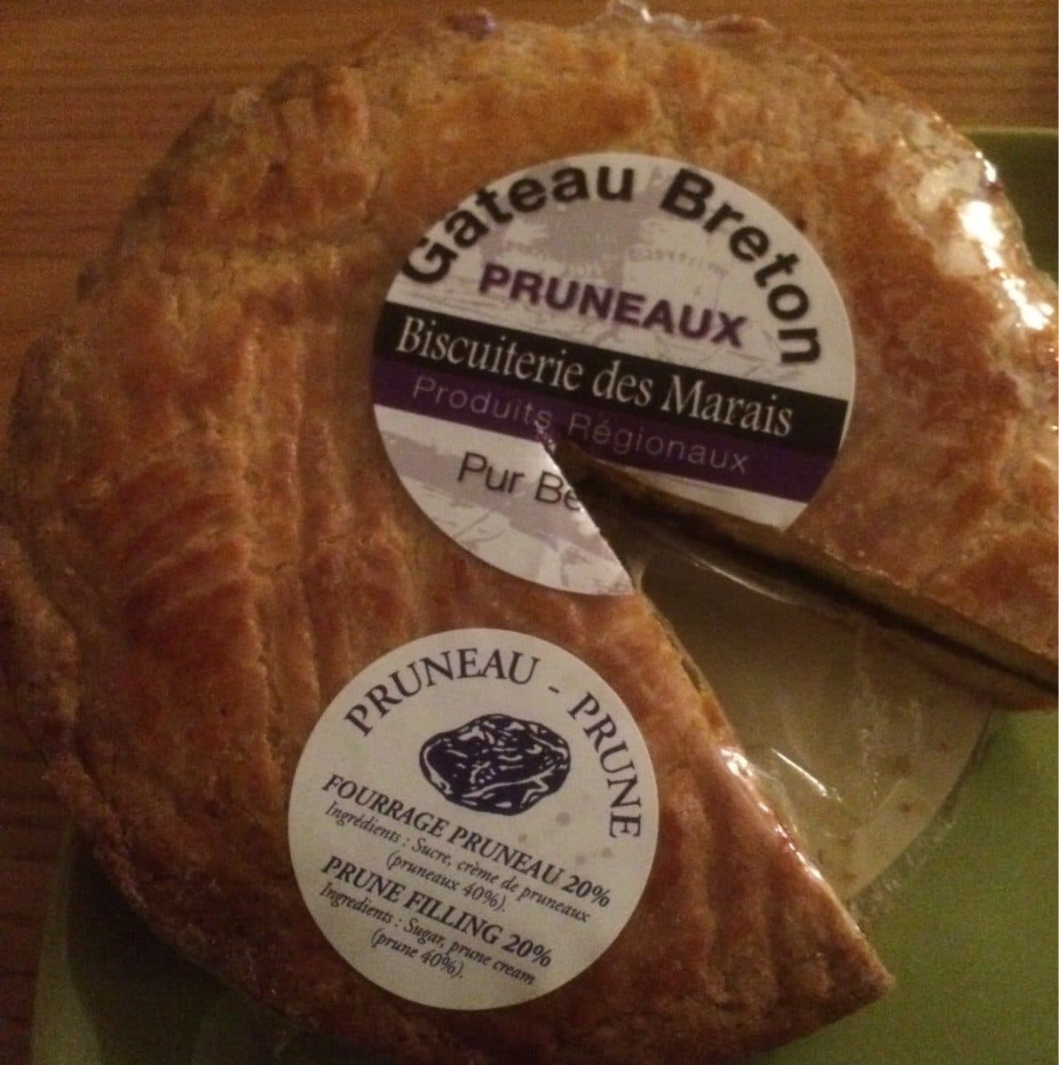 Biscuiterie des Marais Gâteau Breton Pruneaux packshot