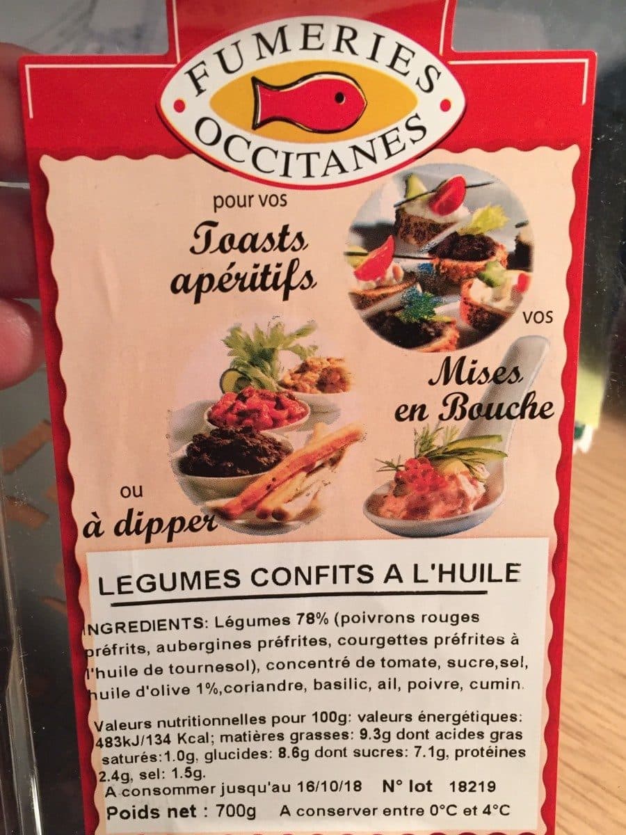 Open Food Facts Legumes confits a l'huile packshot