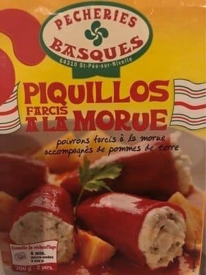 Pecheries Basques Piquillos farcis a la morue packshot