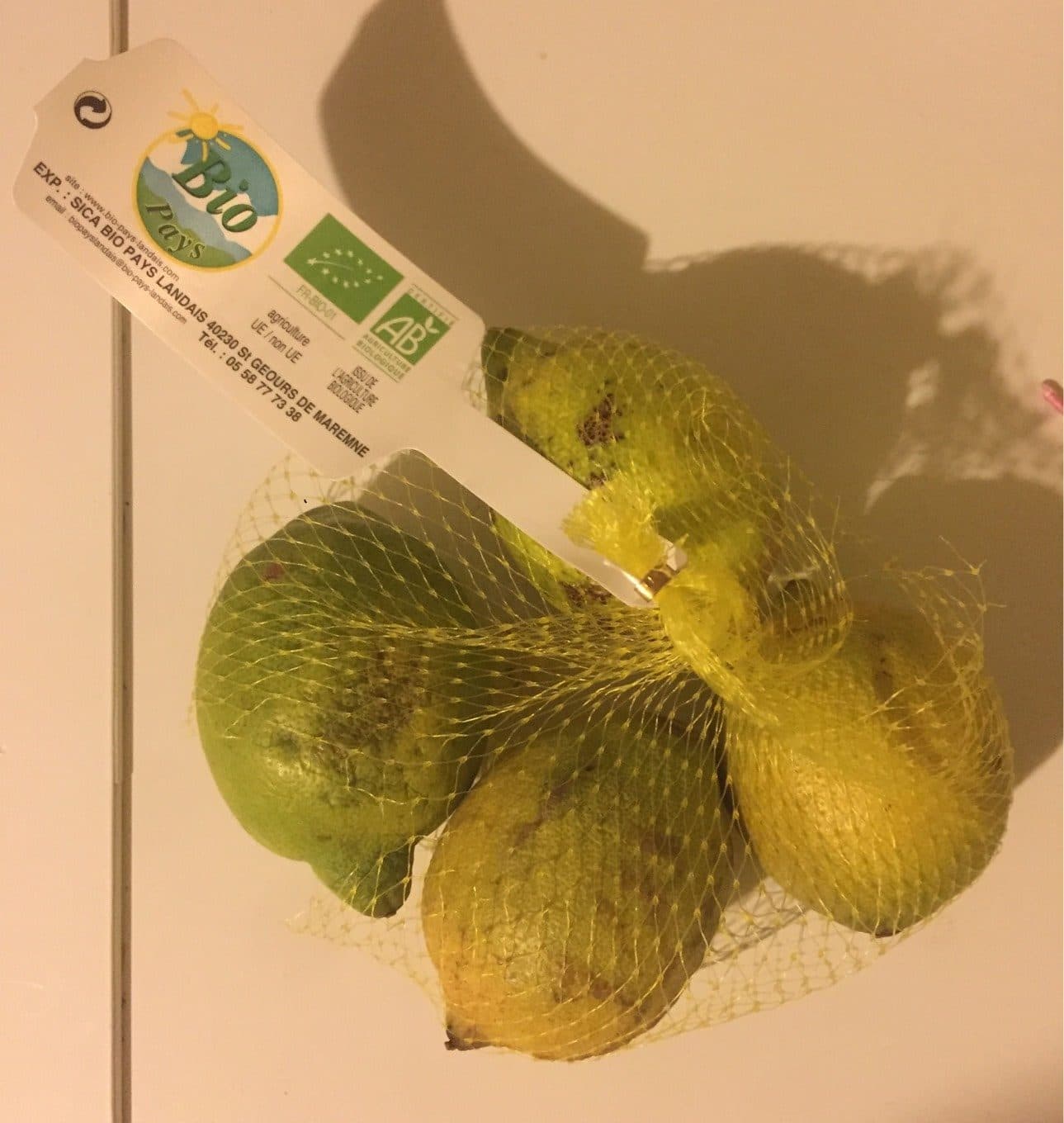 Bio Pays Landais Citron Variété Redrojo packshot