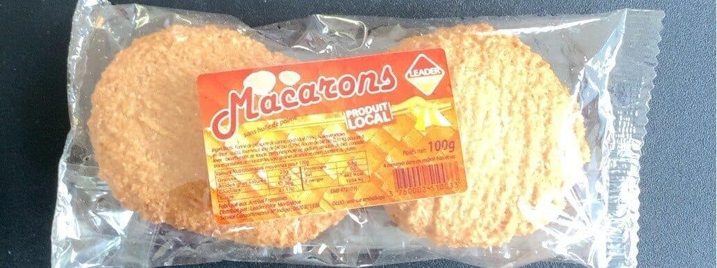 Leader Price Macarons produit local packshot