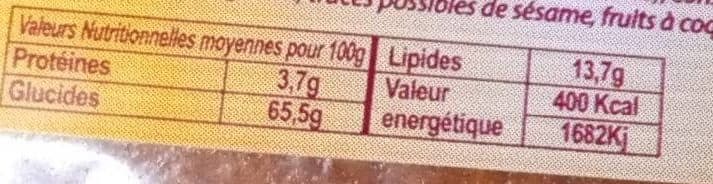 Leader Price Gâteau coco packshot