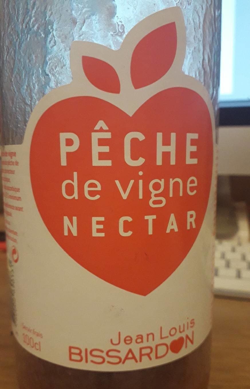 Jean Louis Bissardon Pêche de vigne nectar packshot