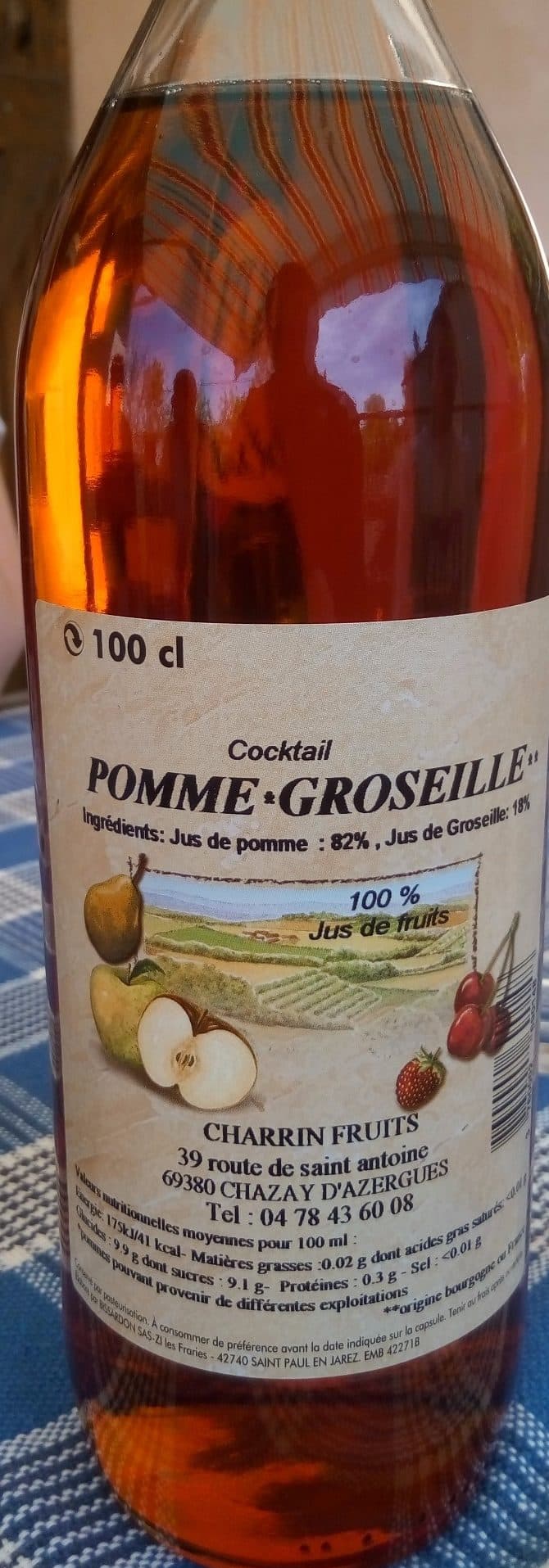 Charrin Fruits Cocktail pomme-groseille packshot