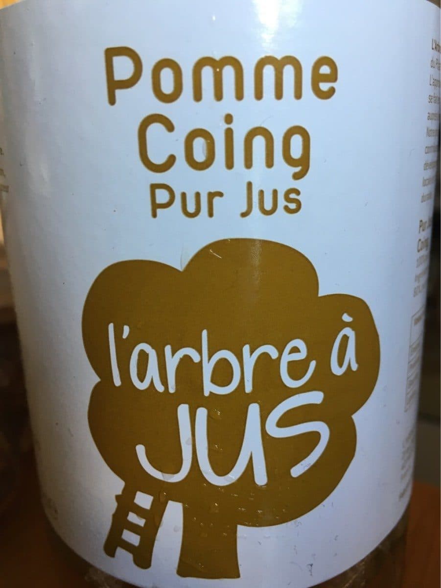 L'Arbre à Jus Pomme Coing packshot
