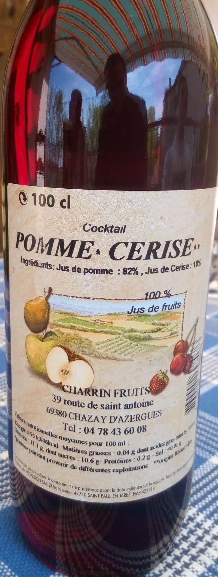 Charrin Fruits Cocktail pomme cerise packshot