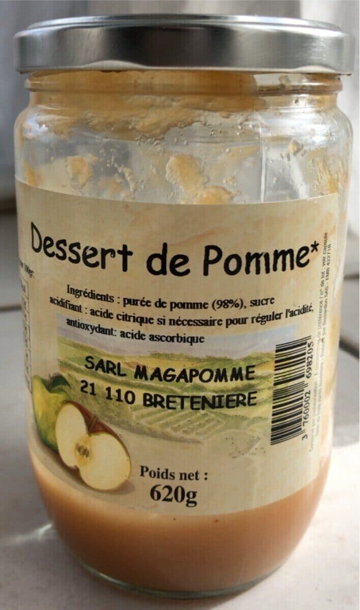 Open Food Facts Dessert de pomme packshot