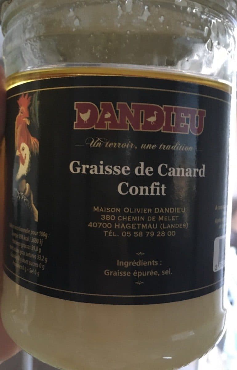 Open Food Facts Graisse de canard confit packshot