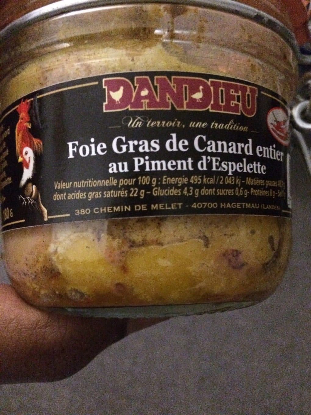 Dandieu Foi gras packshot