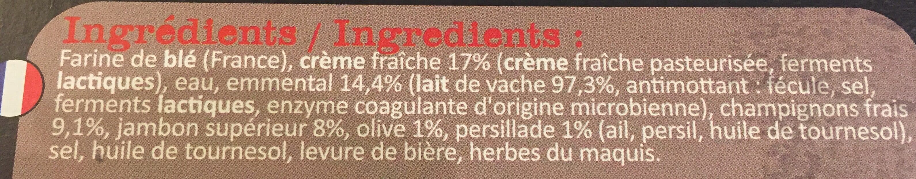 E Pizze Nustrale Reine blanche persillée packshot