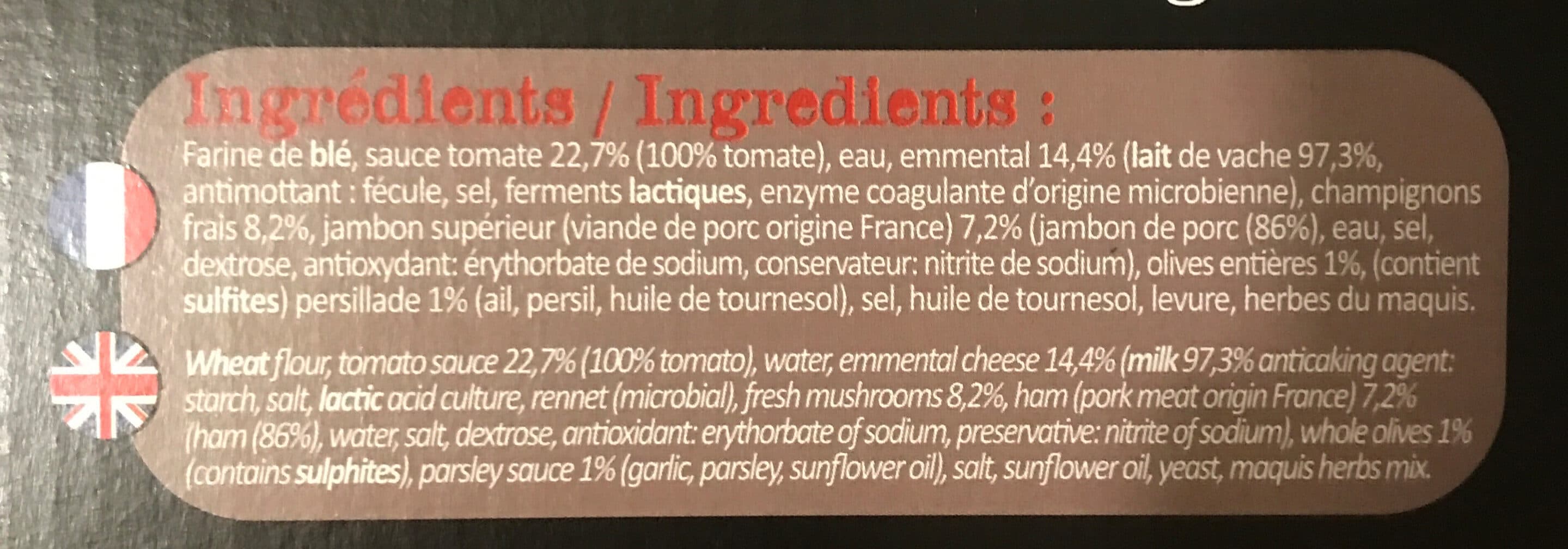 Open Food Facts Tome panzetta packshot