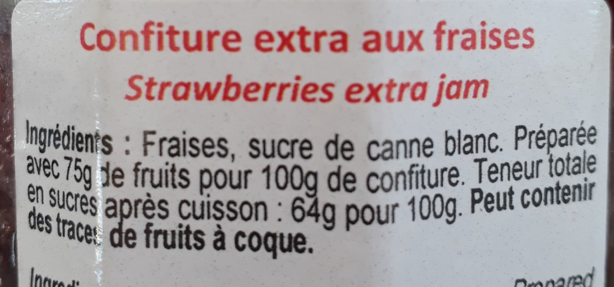 La Roumanière Confiture de Fraises packshot