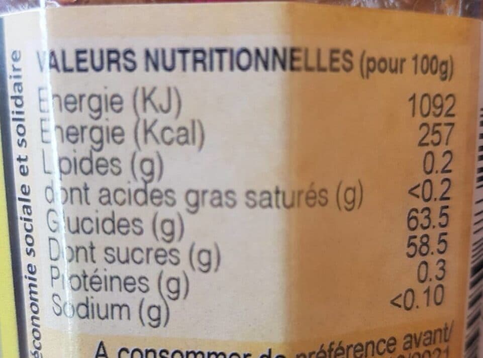 Open Food Facts Confiture Extra De Poires - Framboises packshot