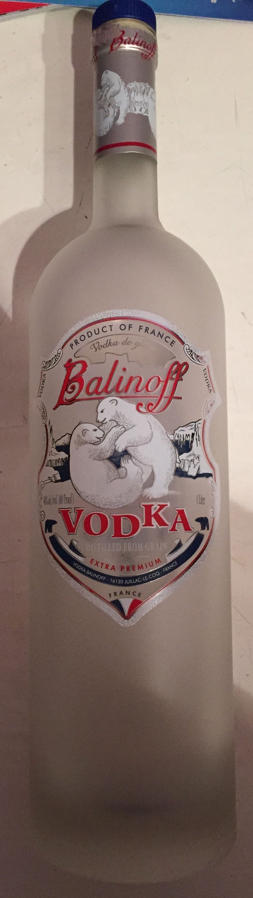 Balinoff Vodka packshot