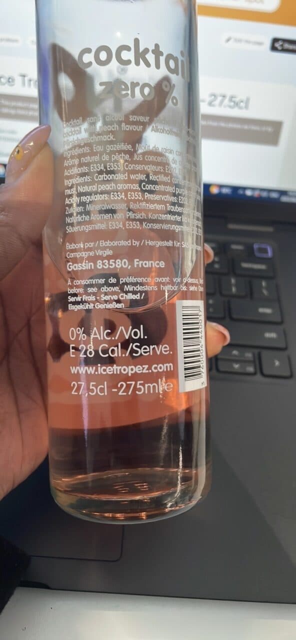 icetropez Ice Tropez 0%, Boisson D'été packshot