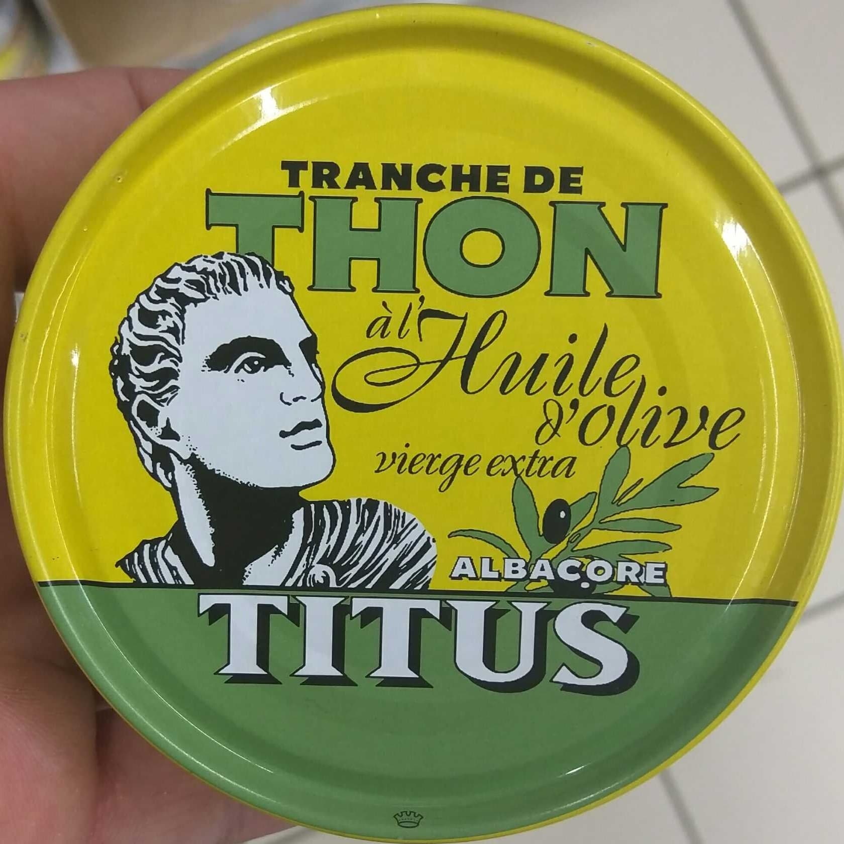 Titus Tranche de Thon à l'Huile d'Olive packshot